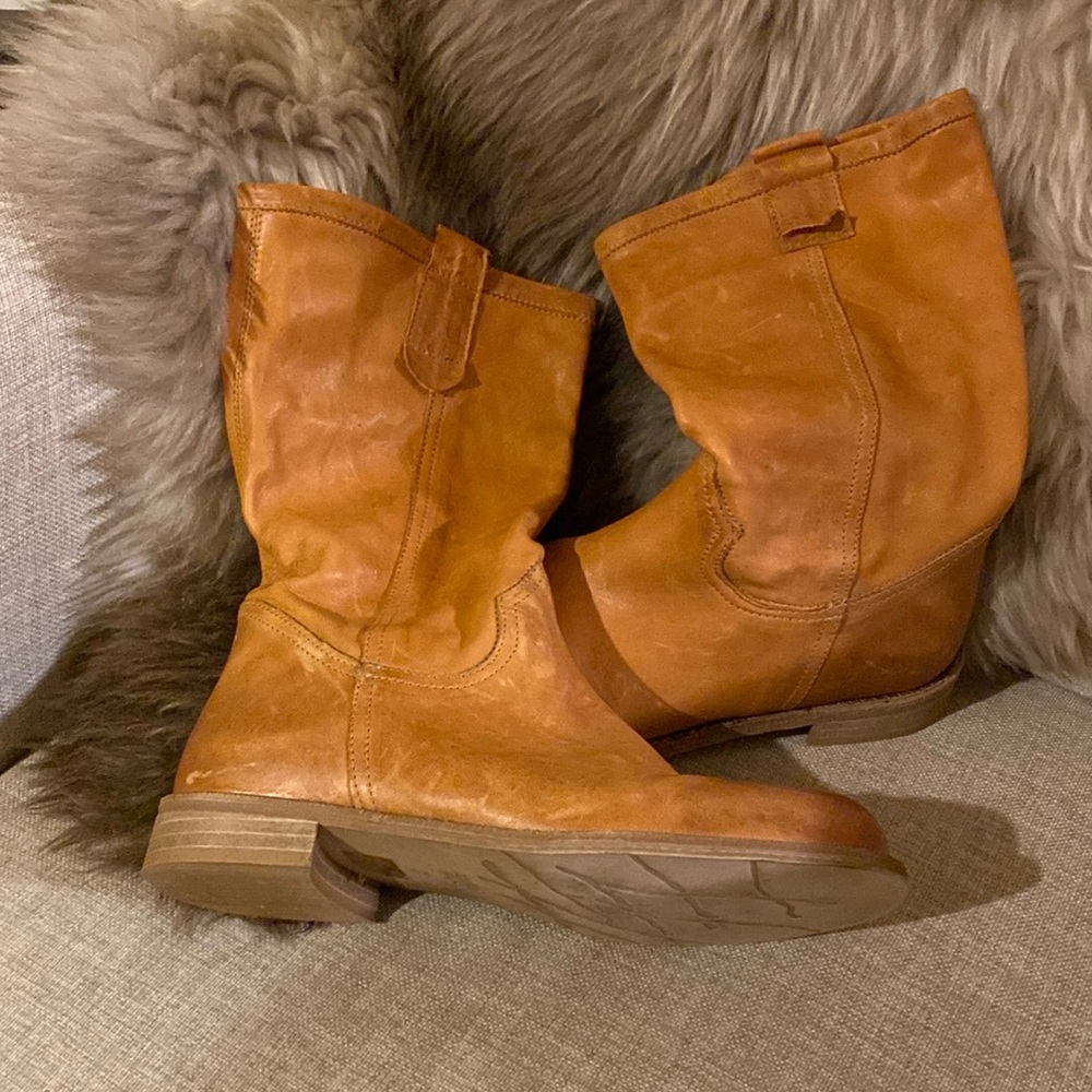 Sundance Leather Cowboy Boots